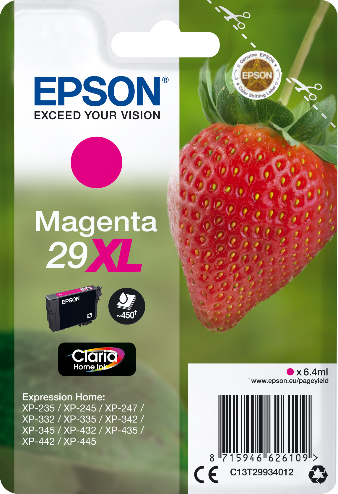 Epson 29XL [C13T29934012] magenta Tinte