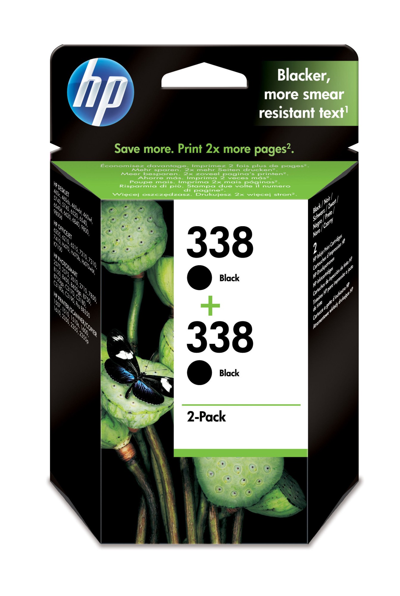 HP 338 [CB331E] TwinPack (2xC8765E) black Tinte