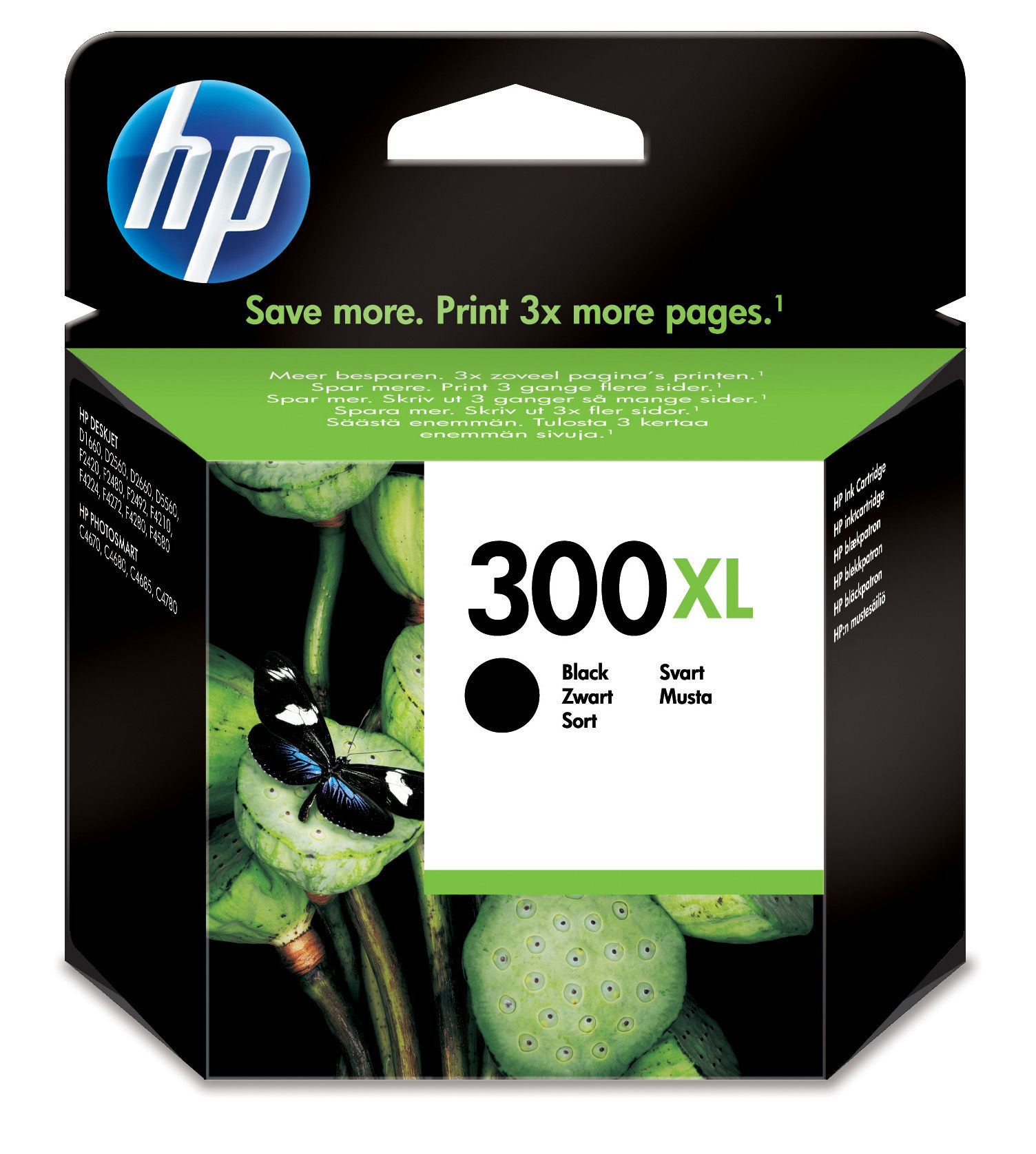HP 300XL [CC641E] HC black Tinte