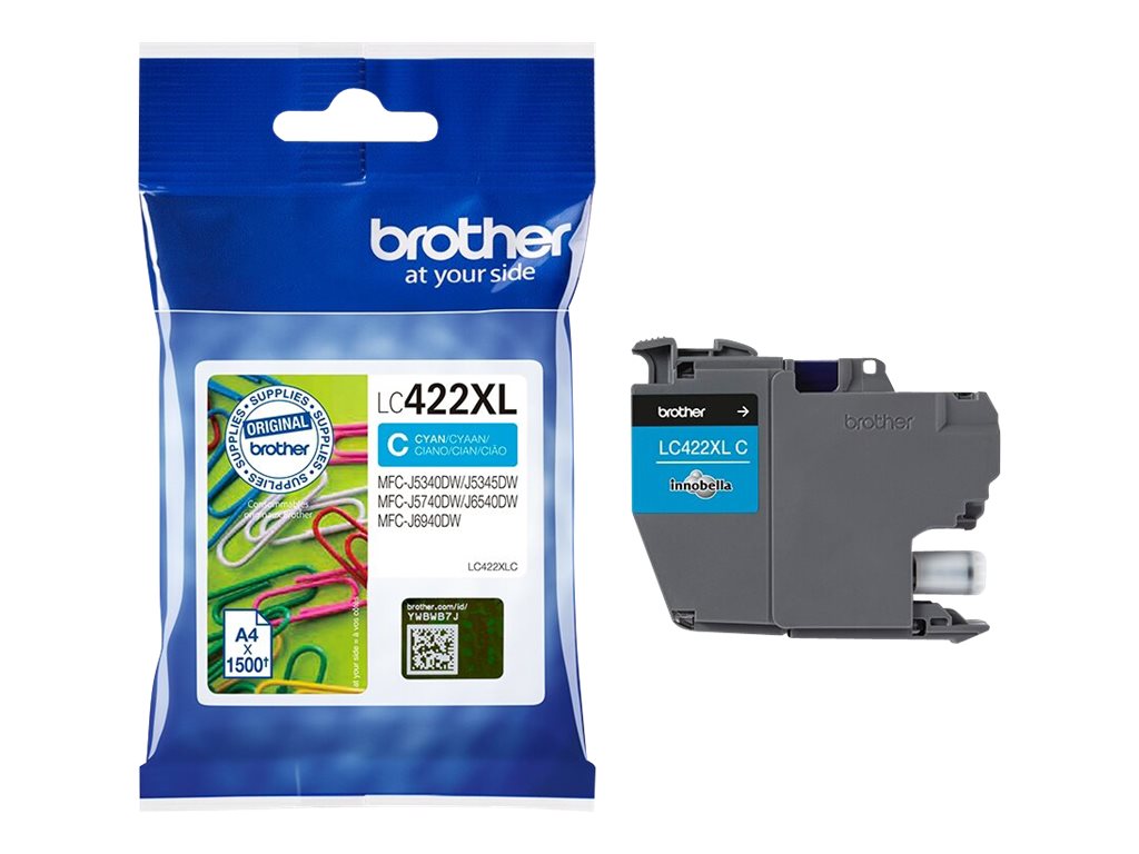 Brother [LC-422XLC] HC cyan Tinte
