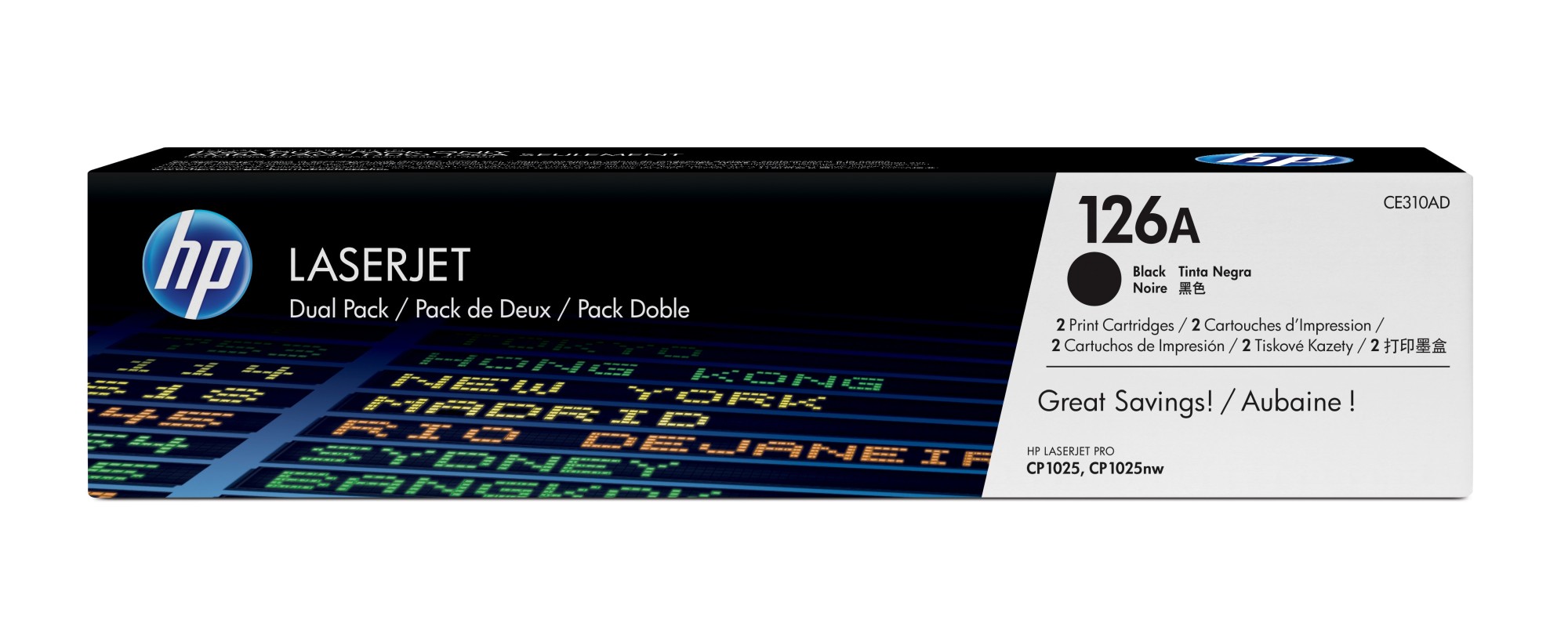 HP 126A [CE310AD] TwinPack (2xCE310A) black Toner