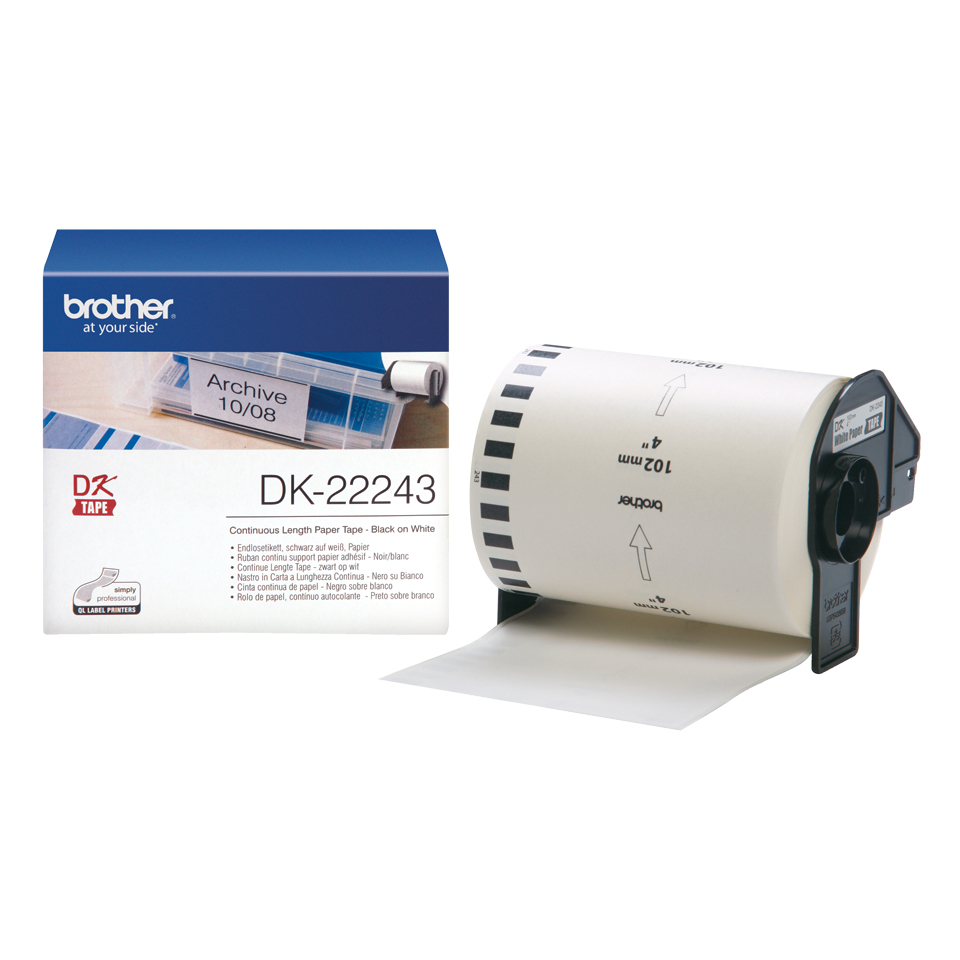 Etiketten f. Brother QL 1050 [DK-22243] 102mm x 30,5m