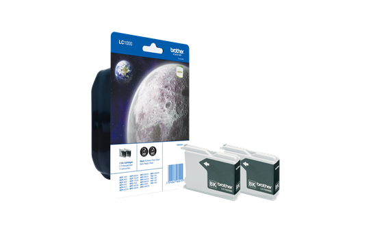 Brother [LC-1000BKBP2DR] TwinPack (2xLC-1000BK) black Tinte