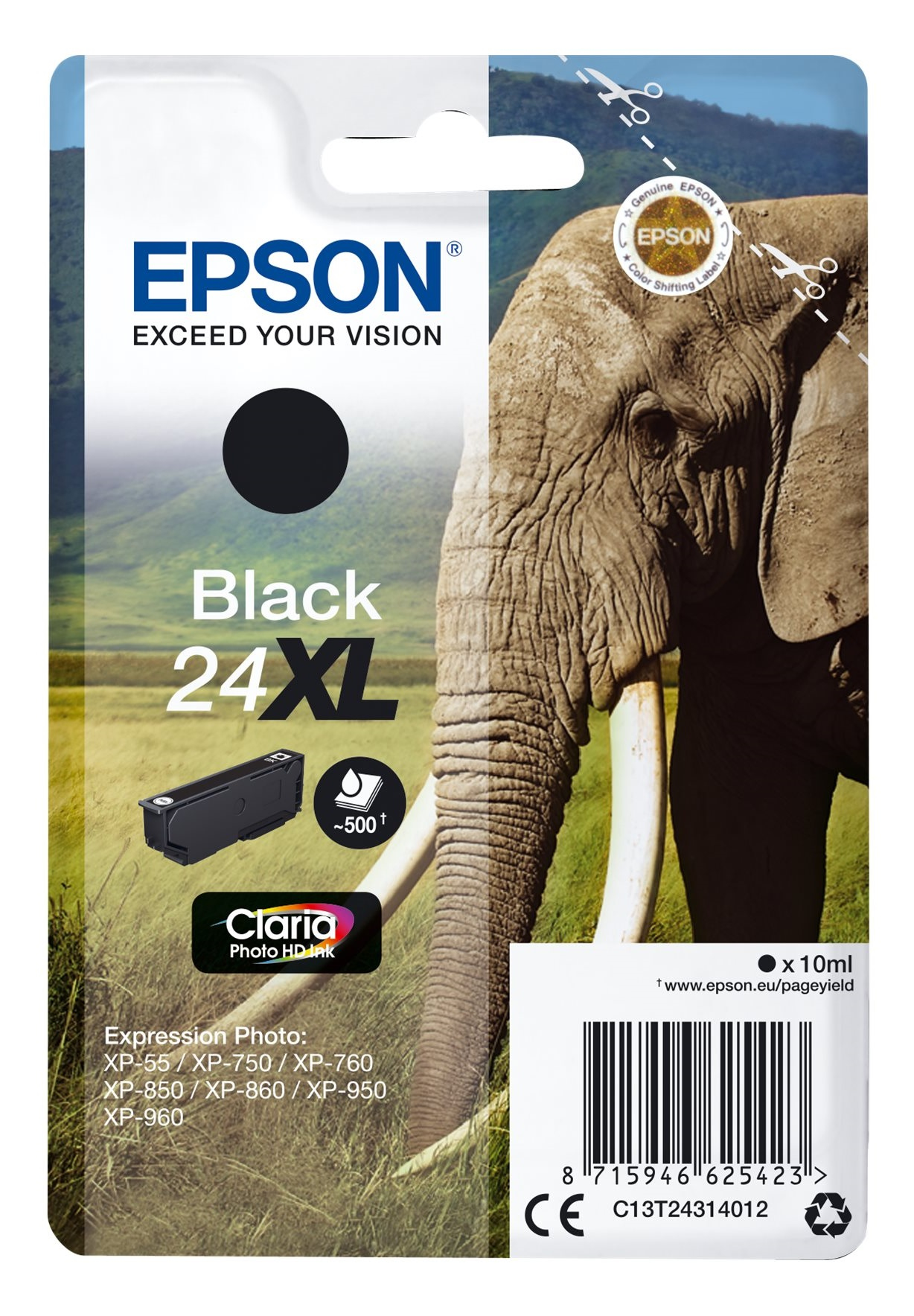 Epson 24XL [C13T24314012] HC black Tinte