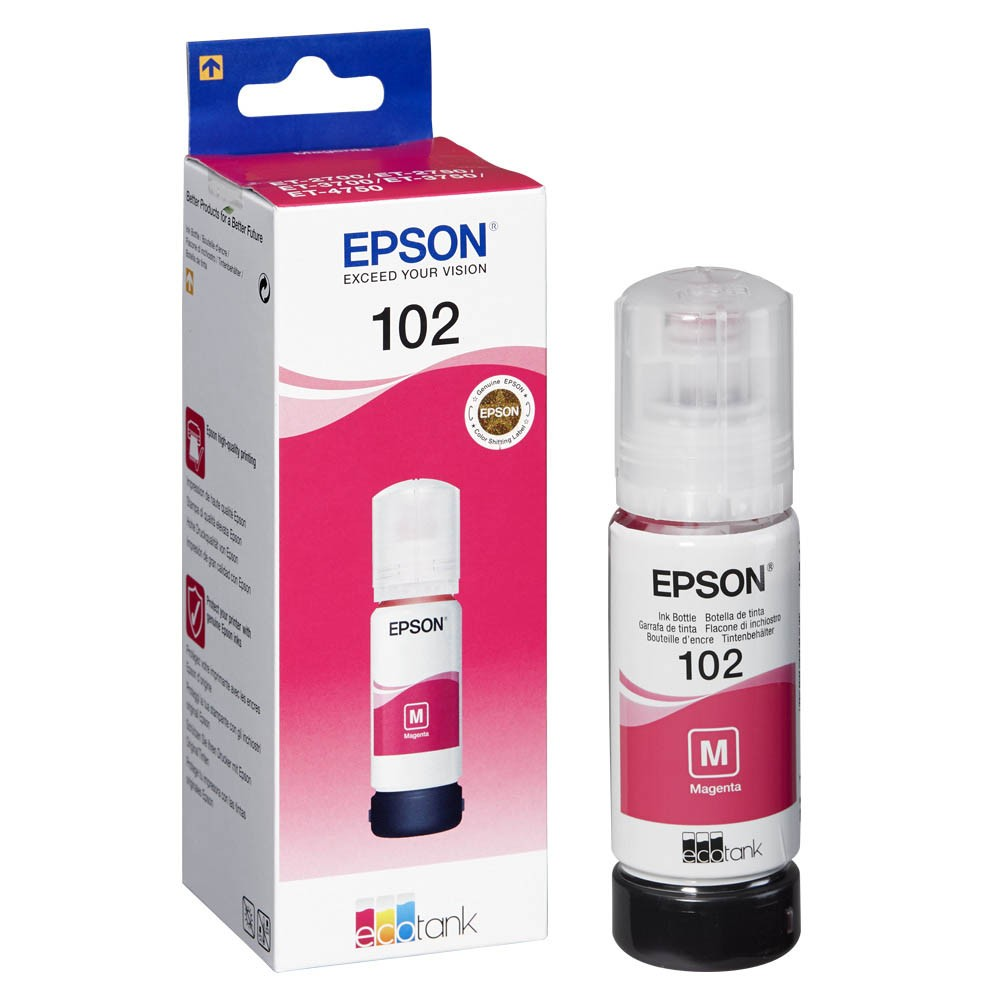 Tinte f. Epson Ecotank ET-2700 [T03R340] 102 magenta