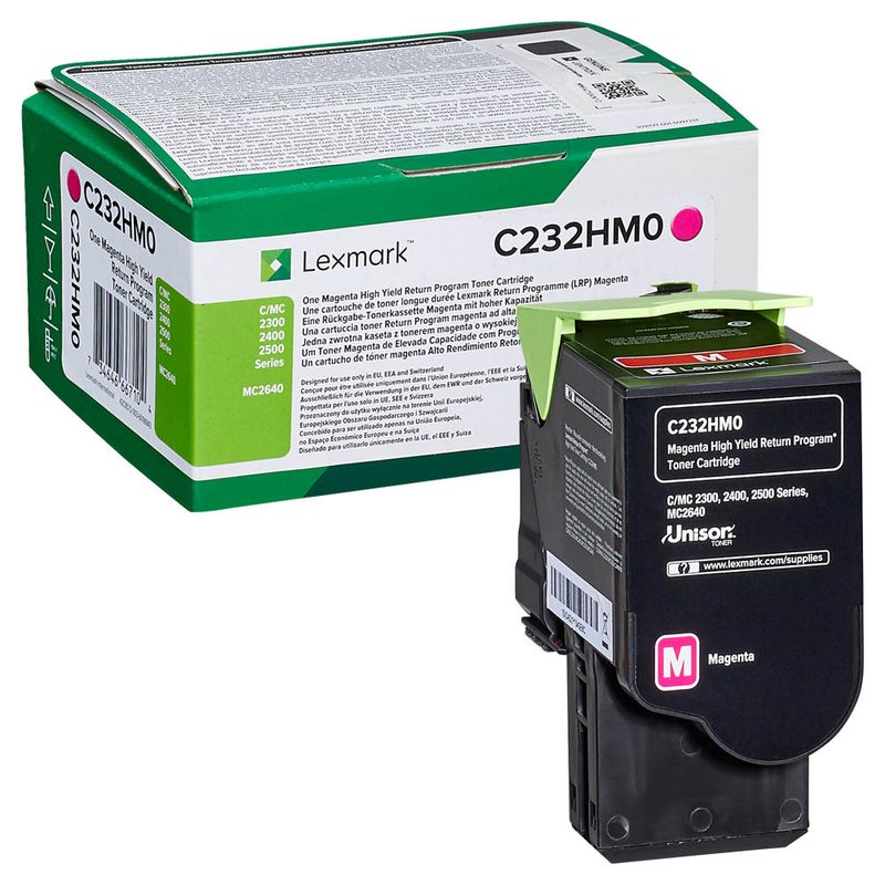 Toner f. Lexmark C2325/C2425 [C232HM0] magenta