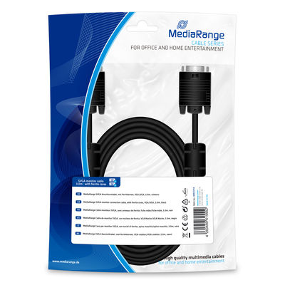 MediaRange [MRCS126] VGA-Kabel 25m schwarz