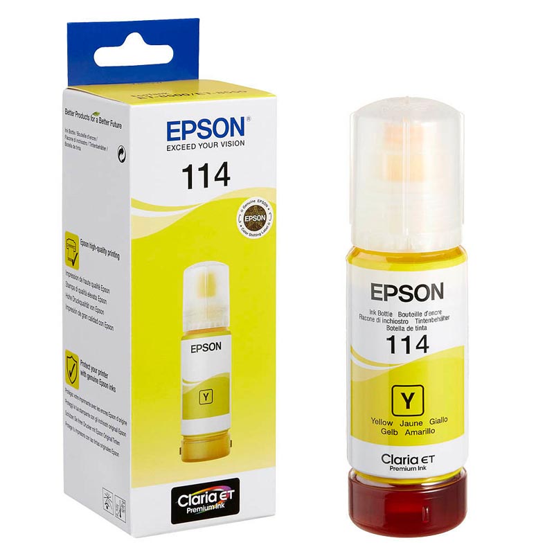 Epson [C13T07B440] Nr.114 EcoTank gelb Tinte