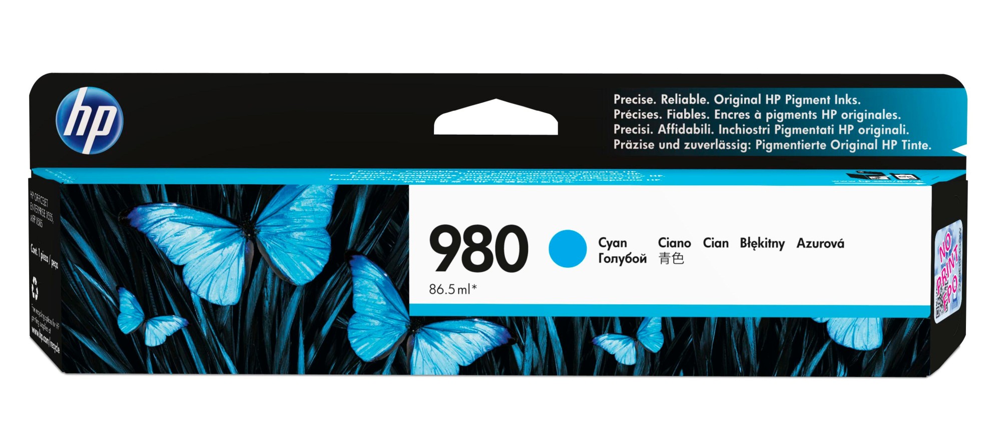 HP 980 [D8J07A] cyan Tinte