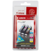 Canon CLI-521z [2934B010] MultiPack (2934B001+2935B001+2936B001) cyan+magenta+yellow Tinte