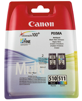 Canon PG-510+CL-511 [2970B010] MultiPack (2970B001+2972B001) black+color Tinte