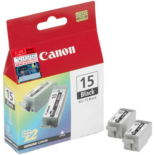 Canon BCI-15BK [8190A002] TwinPack black Tinte