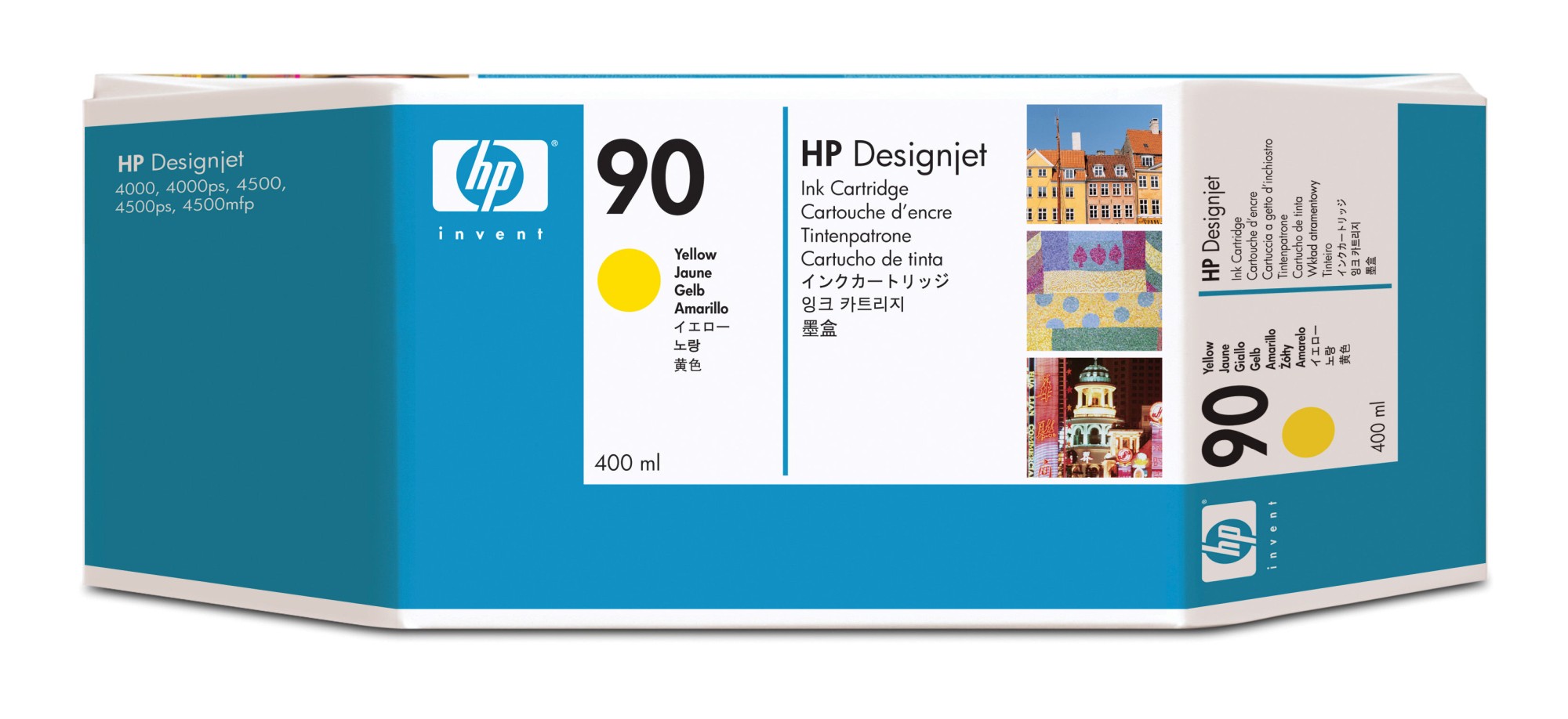 HP 90 [C5065A] HC yellow Tinte