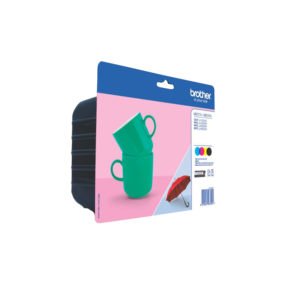 Brother [LC-227XLVALBPDR] HC MultiPack (LC-227XLBK+LC-227XLC+LC-227XLM+LC-227XLY) black+cyan+magenta+yellow Tinte