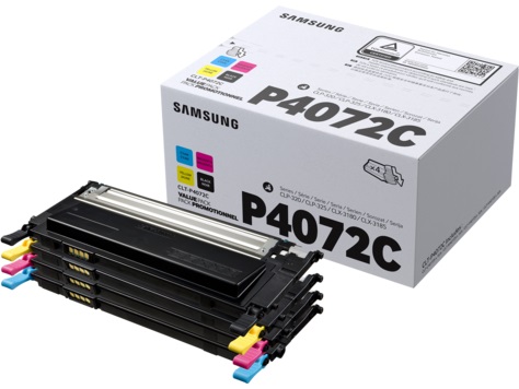 Samsung CLT-P4072C [SU382A] MultiPack (SU128A+ST994A+SU262A+SU472A) black+cyan+magenta+yellow Toner