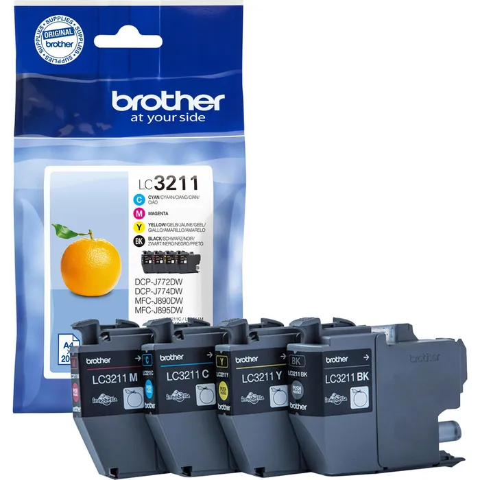 Brother [LC3211VALDR] MultiPack Tinte black+cyan+magenta+yellow