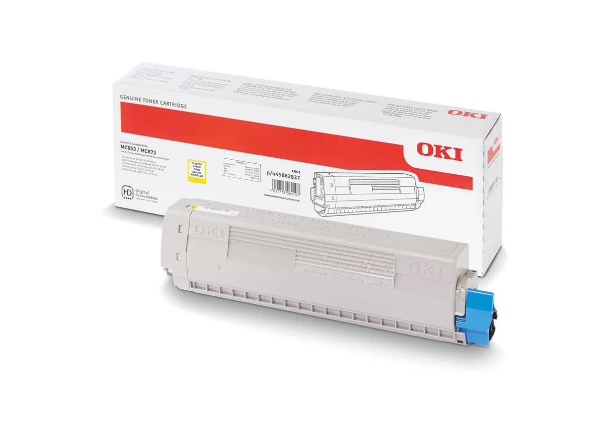 OKI [45862837] gelb Toner