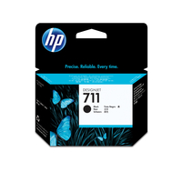 HP 711 [CZ133A] HC black Tinte