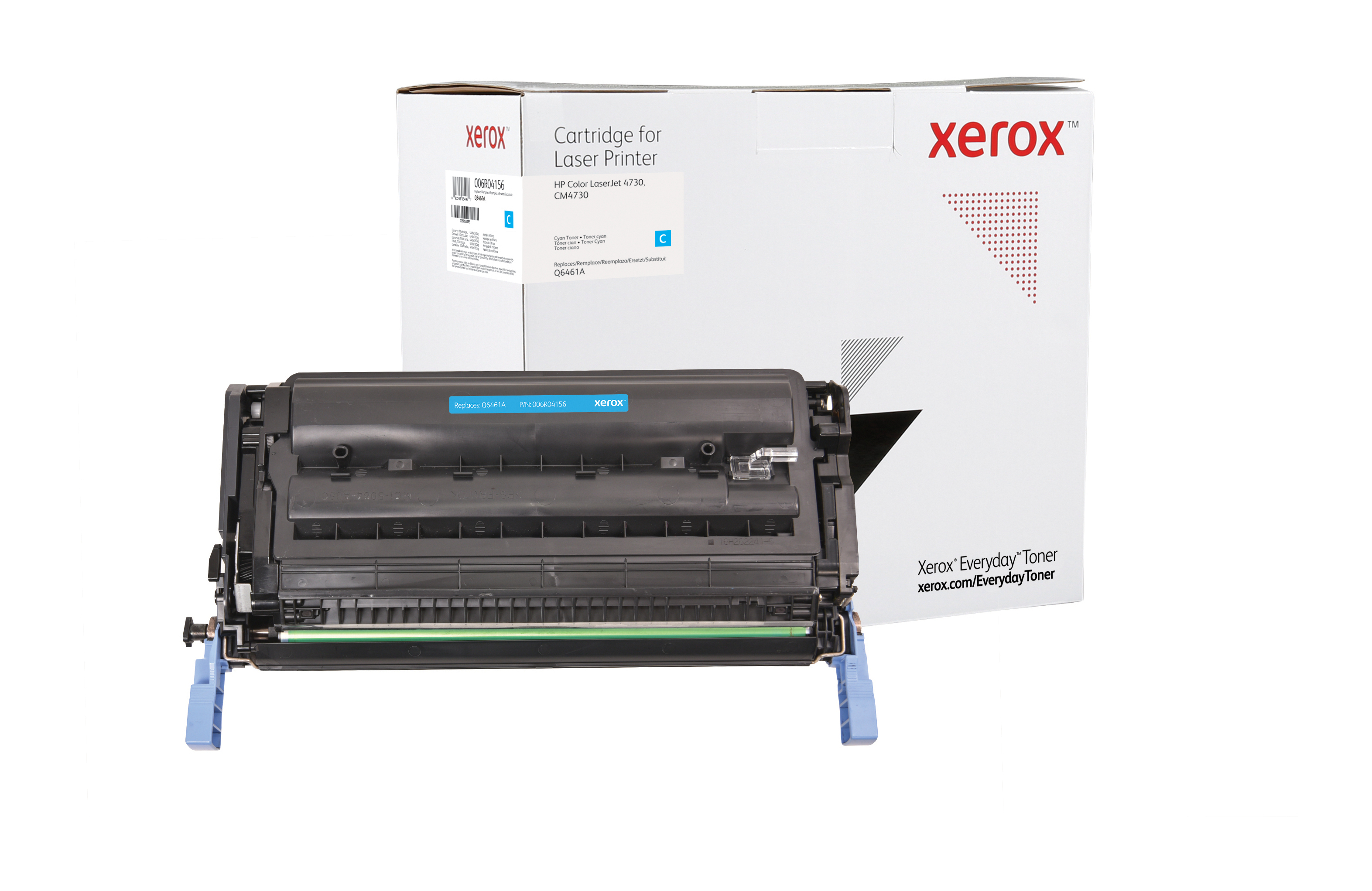 Toner f. HP Color LaserJet CM4730 [w.Q6461A] cyan (32)