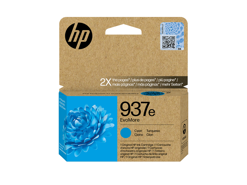 HP Nr.937e [4S6W6NE] cyan Tinte