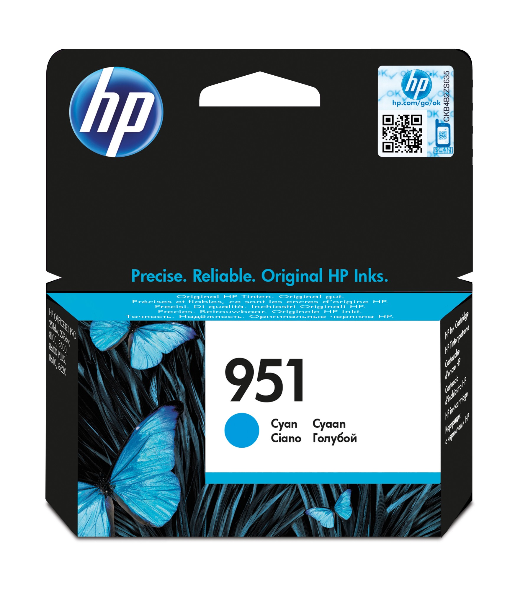 HP 951 [CN050A] cyan Tinte