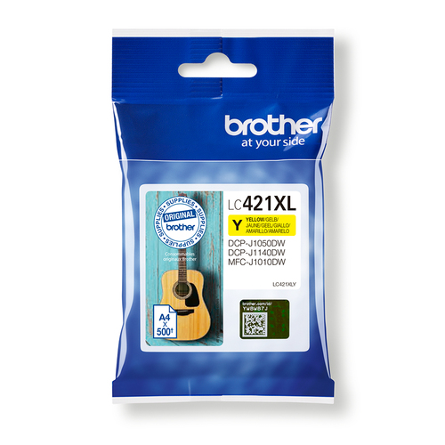 Brother [LC-421XLY] HC gelb Tinte