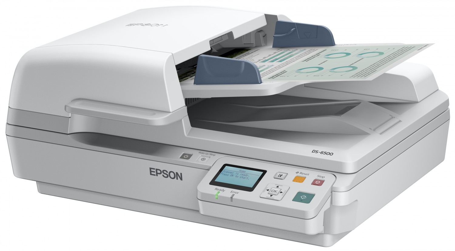 Scanner Epson WorkForce DS-6500N [B11B205231BT] A4 1200 DPI