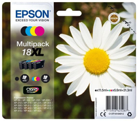 Epson 18XL [C13T18164012] HC MultiPack (T1811+T1812+T1813+T1814) black+cyan+magenta+yellow Tinte