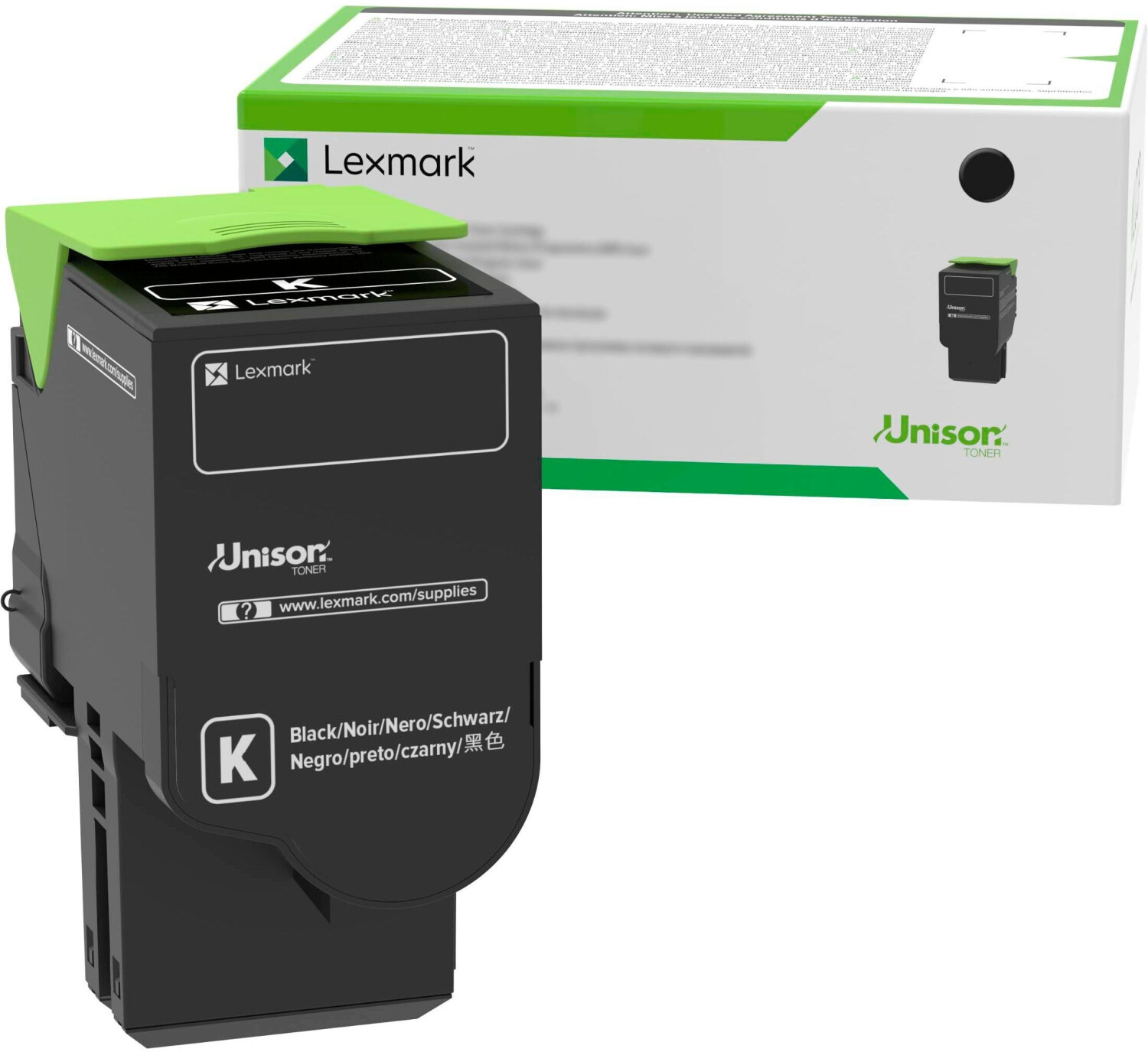 Toner f. Lexmark CS421/CS521/CS622/CX625 [78C2XKE] HC black