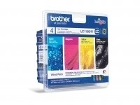 Brother [LC-1100HYVALBPDR] HC MultiPack (LC-1100HYBK+LC-1100HYC+LC-1100HYM+LC-1100HYY) black+cyan+magenta+yellow Tinte