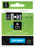 Dymo [S0720610] 12mm x 7m white/black Schriftband