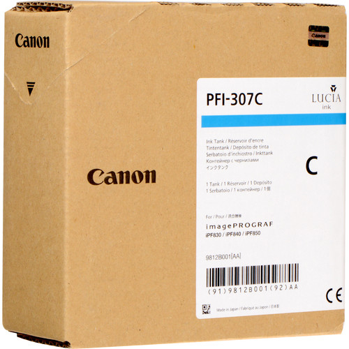 Canon PFI-307C [9812B001] cyan Tinte