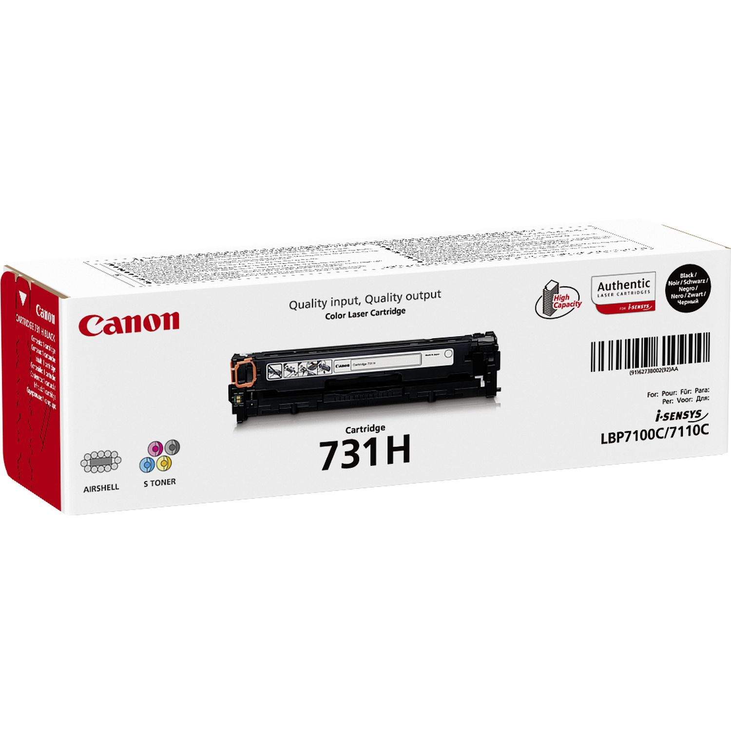 Canon 731H-BK [6273B002] black Toner