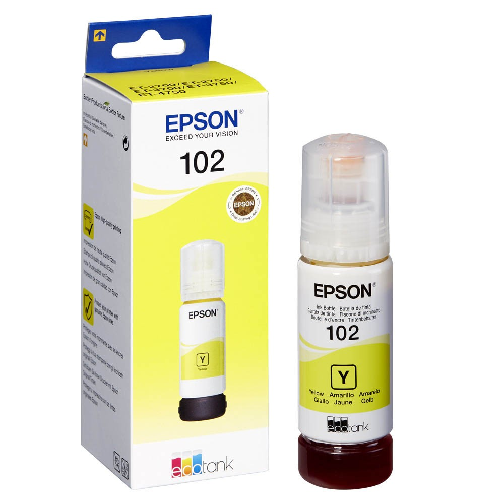 Tinte f. Epson Ecotank ET-2700 [T03R440] 102 yellow