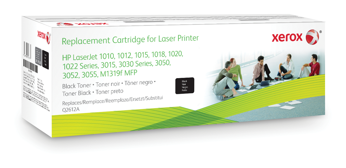 Toner f. HP LaserJet 1010/1022 [w.Q2612A] Nr.12A black (12)