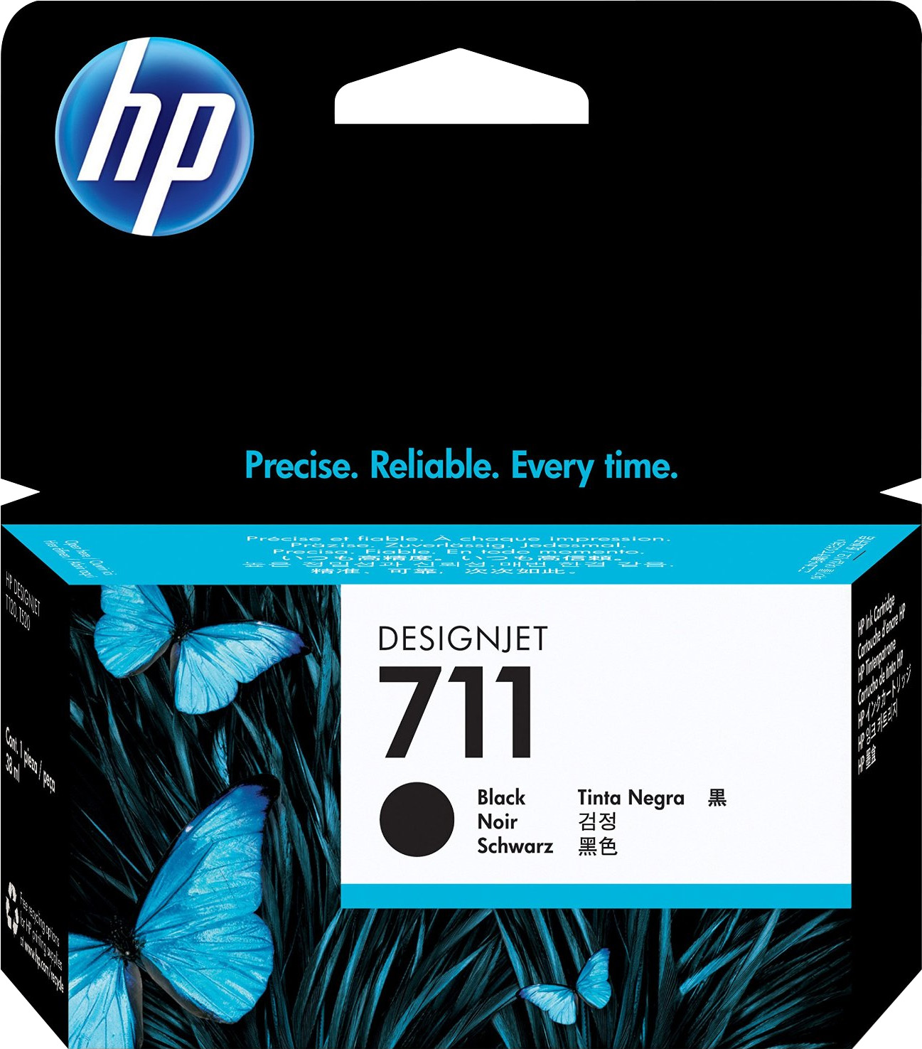 HP 711 [CZ129A] black Tinte