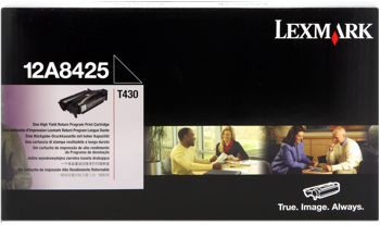 Lexmark [12A8425] HC black Toner