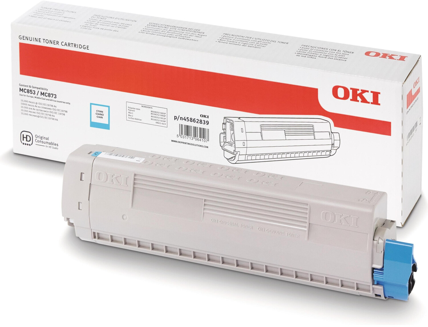 OKI [45862839] cyan Toner