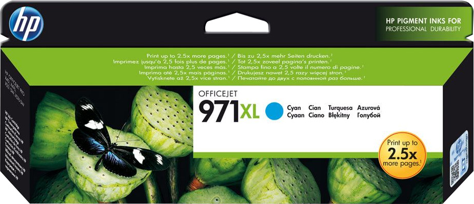 HP 971XL [CN626A] HC cyan Tinte