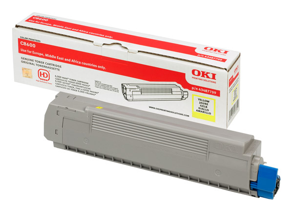 OKI [43487709] yellow Toner