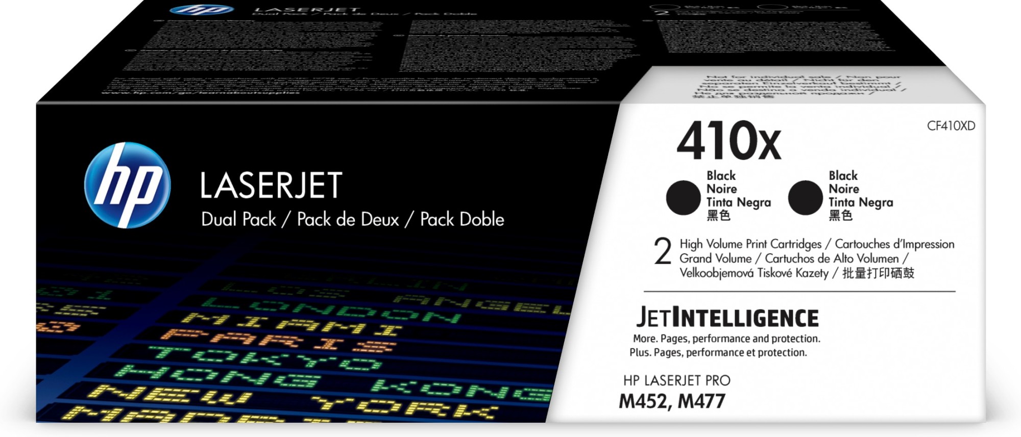 HP 410XD [CF410XD] HC TwinPack (2xCF410X) black Toner