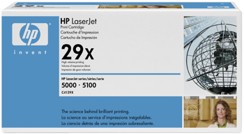 HP 29X [C4129X] HC black Toner