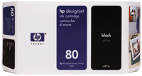 HP 80 [C4871A] HC black Tinte