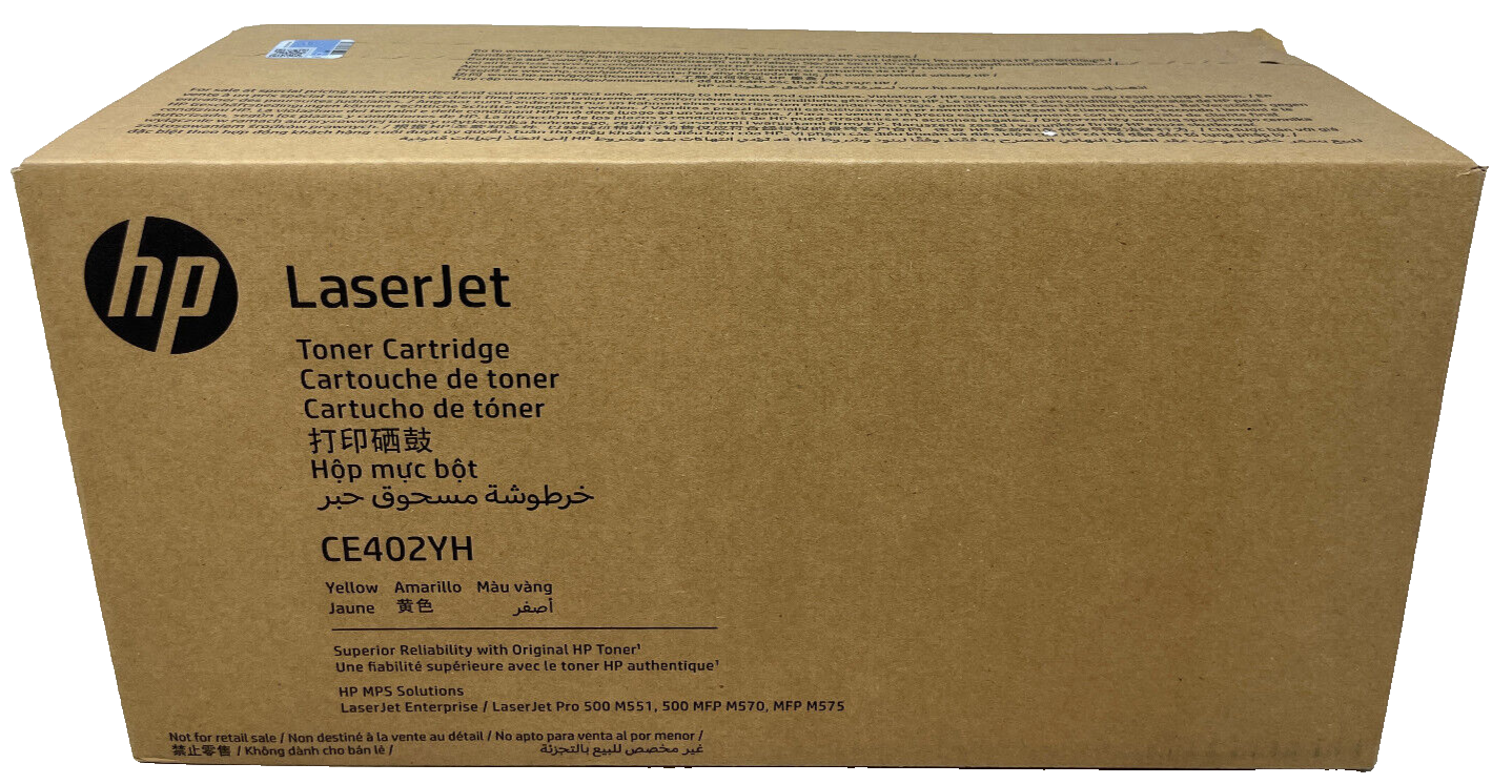 HP 507Y [CE402YH] HC gelb Toner