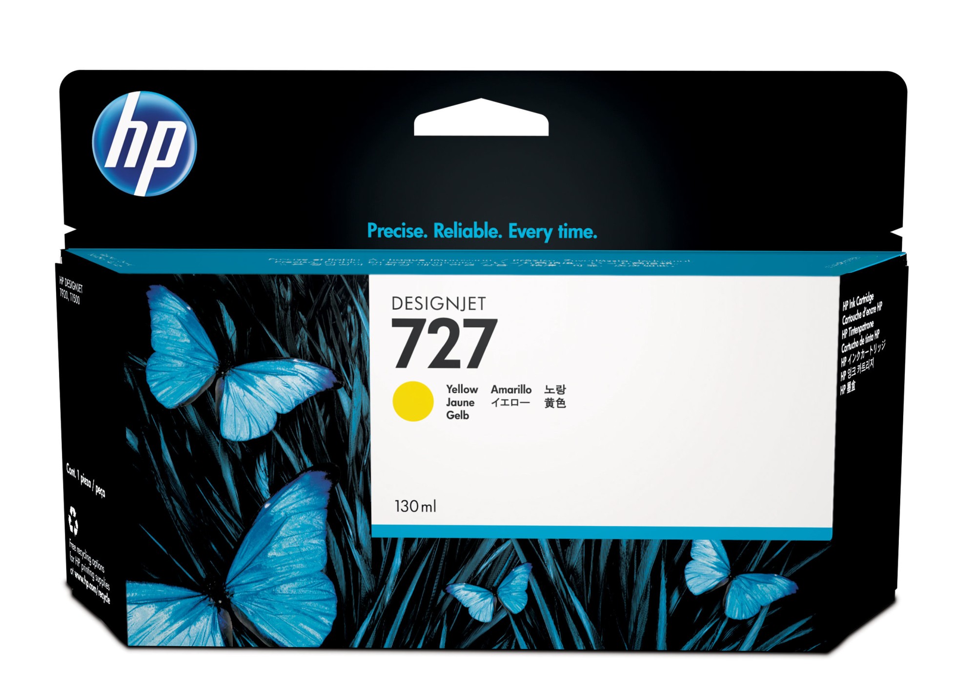 HP 727 [B3P21A] HC yellow Tinte