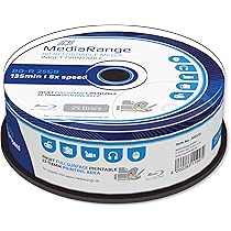 MediaRange [MRPL401] Professional Line BD-R 25GB 6x 25er Cakebox