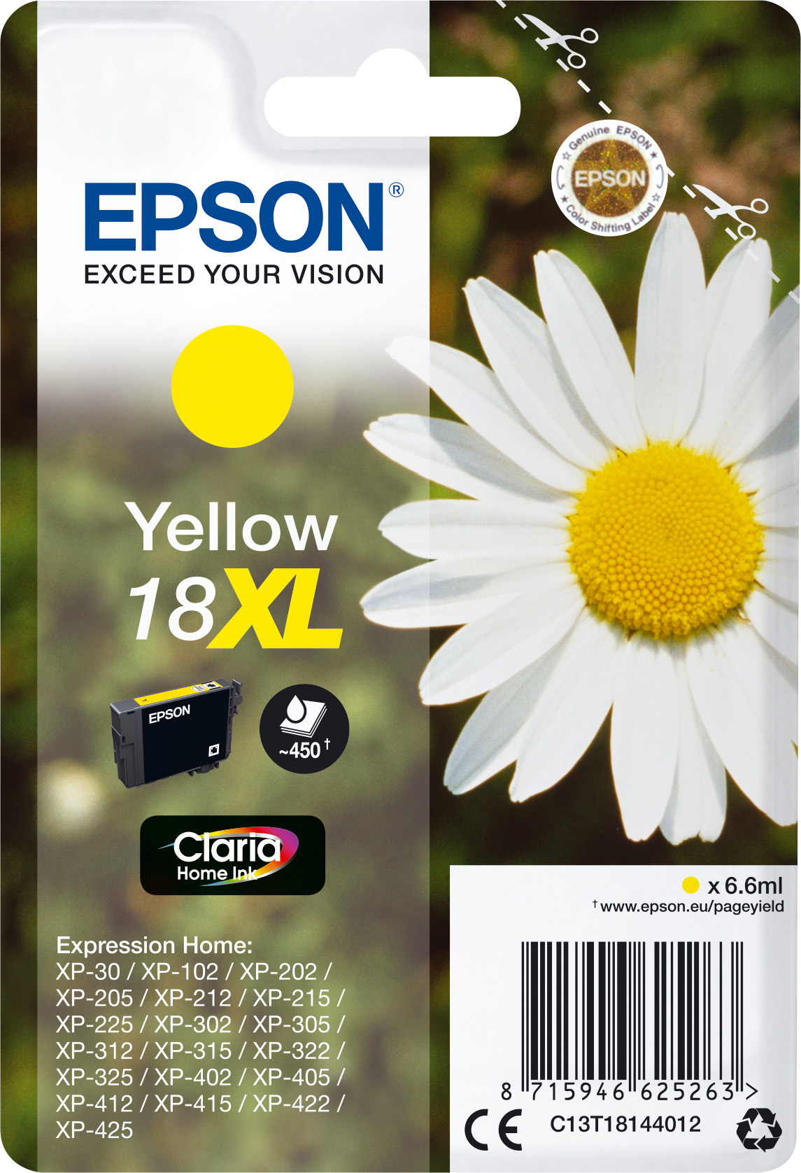 Epson 18XL [C13T18144012] HC yellow Tinte