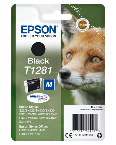 Epson T1281 [C13T12814012] black Tinte