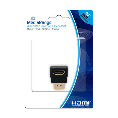 MediaRange [MRCS166-10] HDMI High Speed Winkeladapter 90° schwarz 10er VE