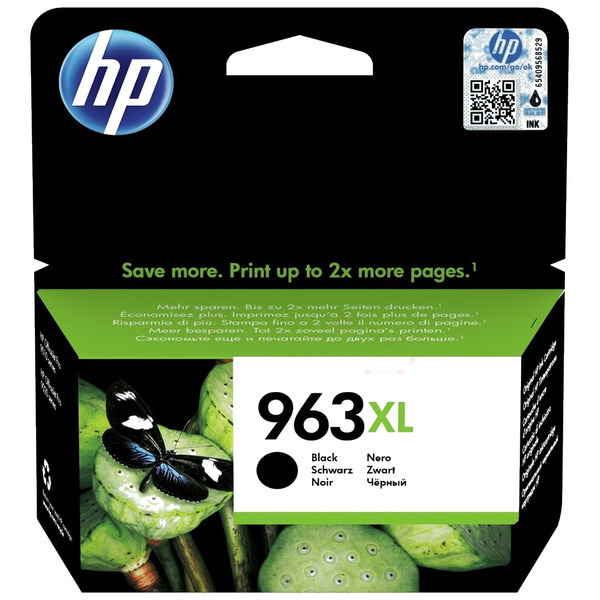 Tinte f. HP Officejet Pro 9010 [3JA30A] HC Nr.963XL black